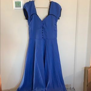 Blue sweetheart dress